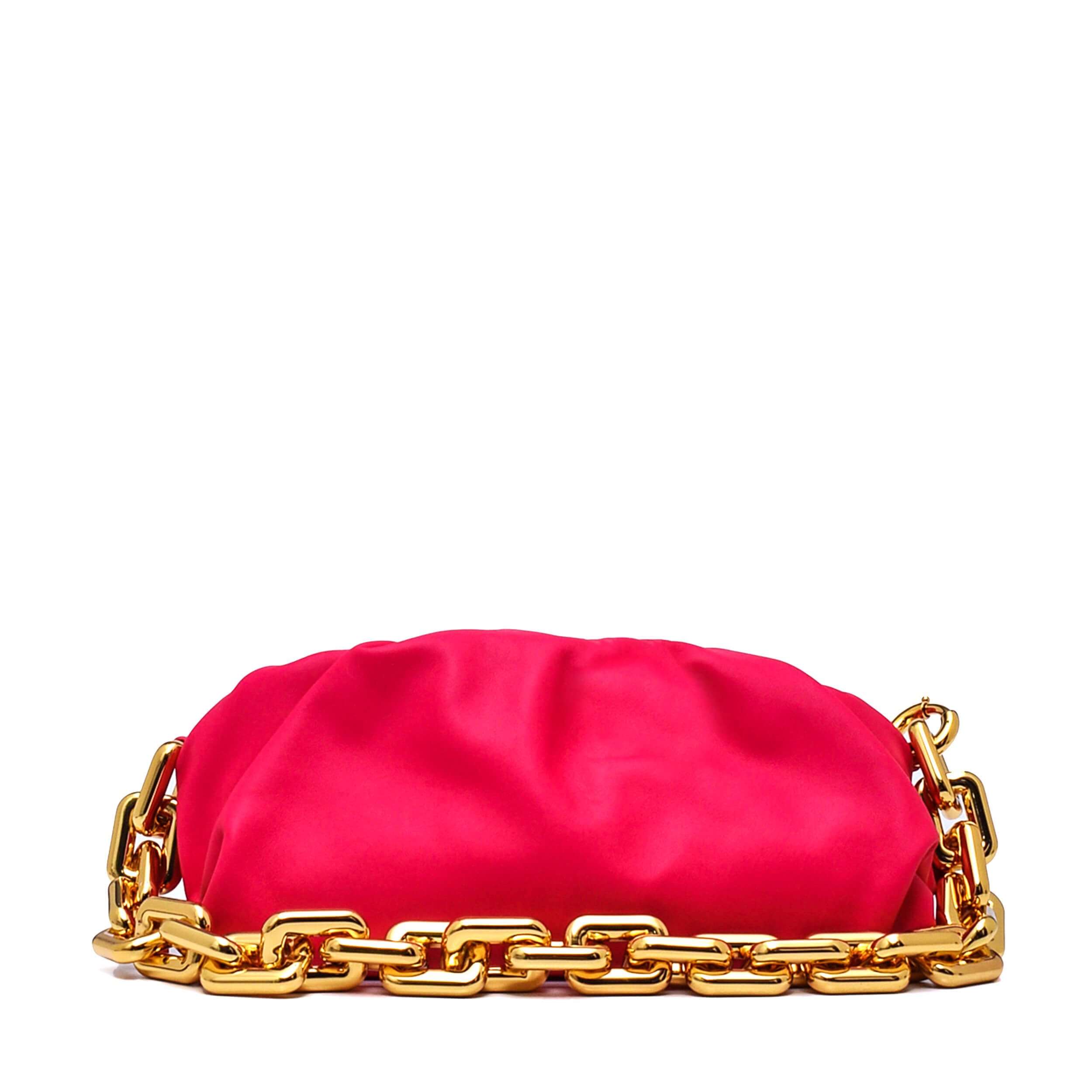 Bottega Veneta - Pink Leather Chain Pouch Bag